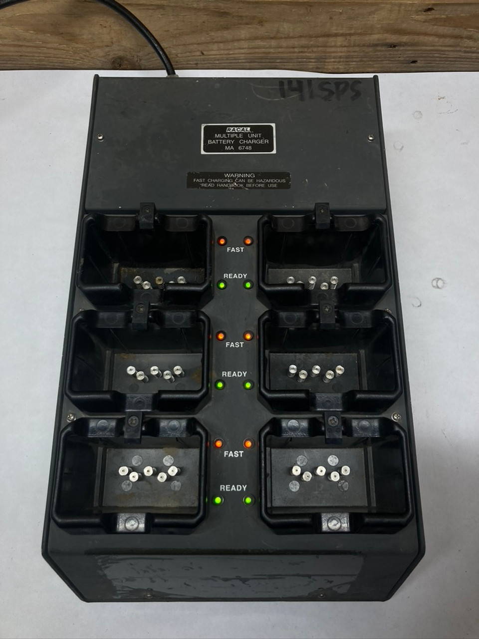 Multiple Unit Battery Charger MA6748 Racal PRC-139 6 Gang