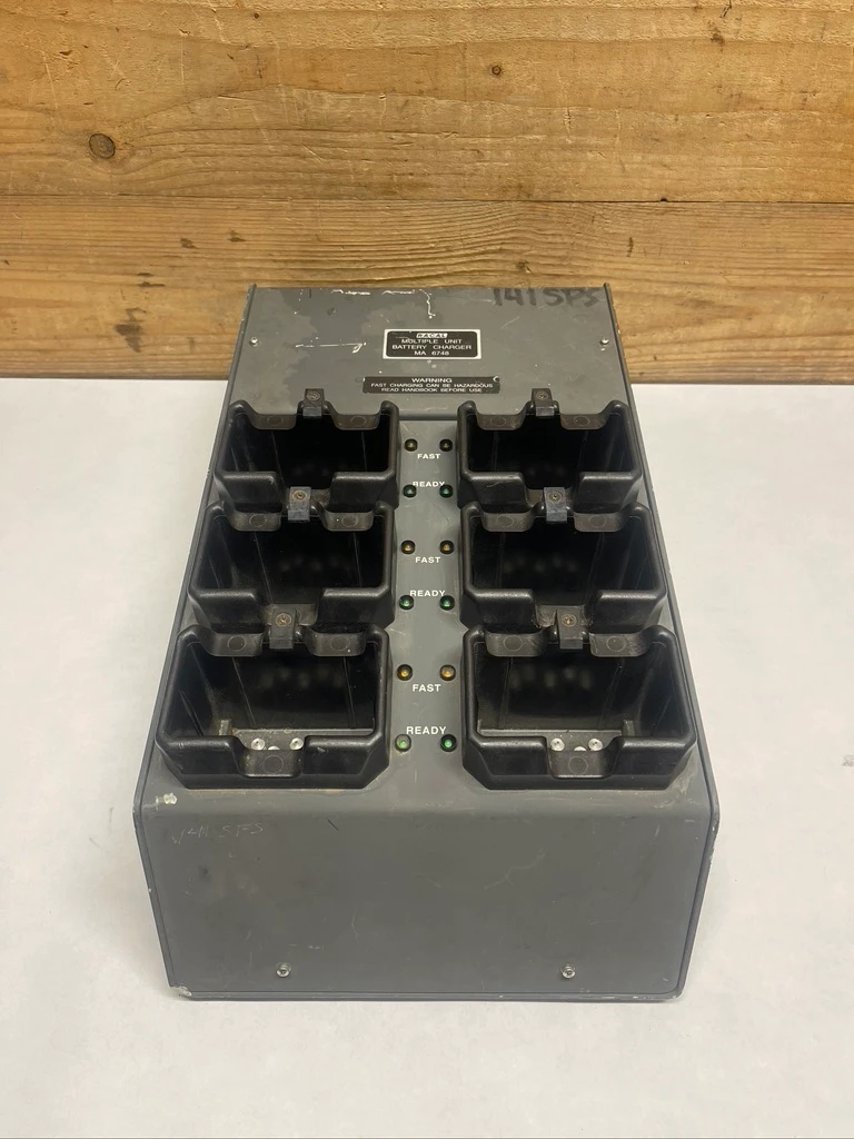 Racal MA6748 Multiple Unit Battery Charger 6 Gang AN/PRC-139 Military OEM