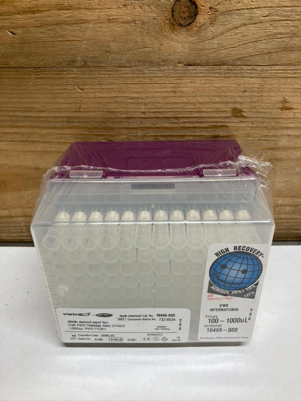 Sterile Aerosol Pipet Tips 16466-008 VWR