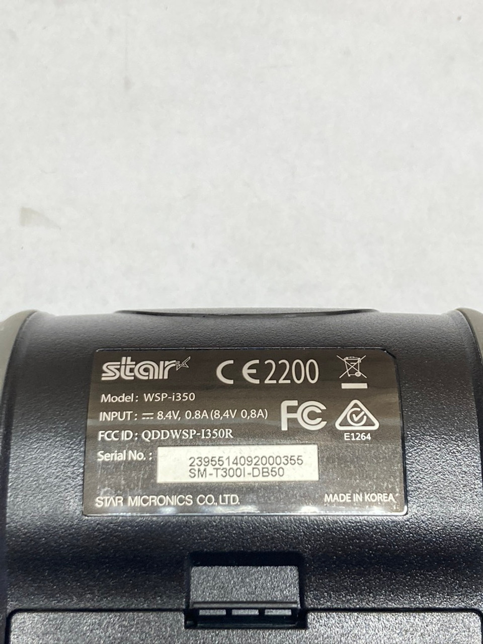 SM-T300i Portable Direct Thermal Receipt Printer WSP-i350 Star Micronics