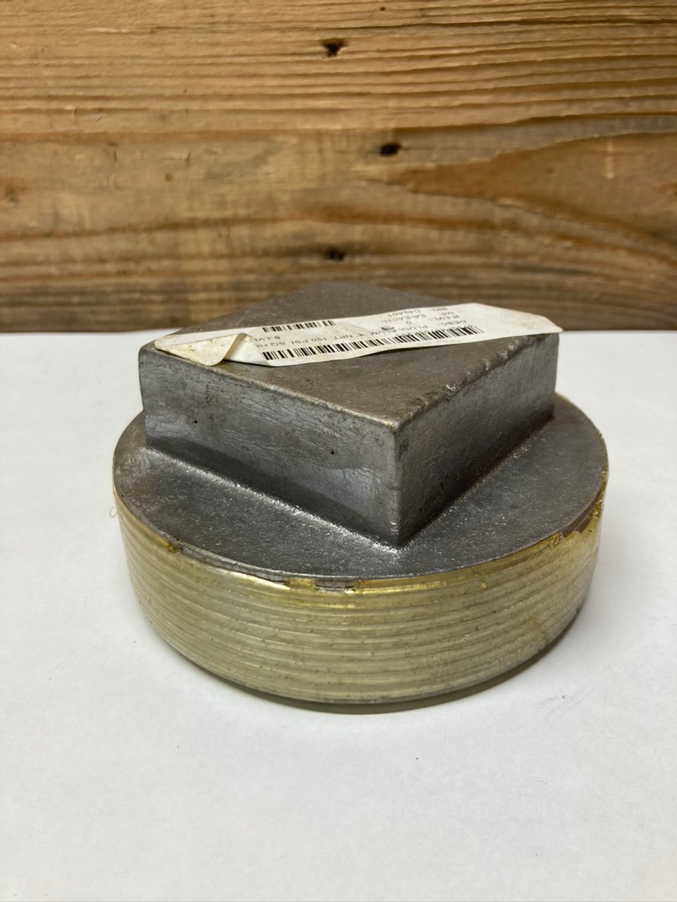 Aluminum 4" NPT, 150 PSI Square Head Plug