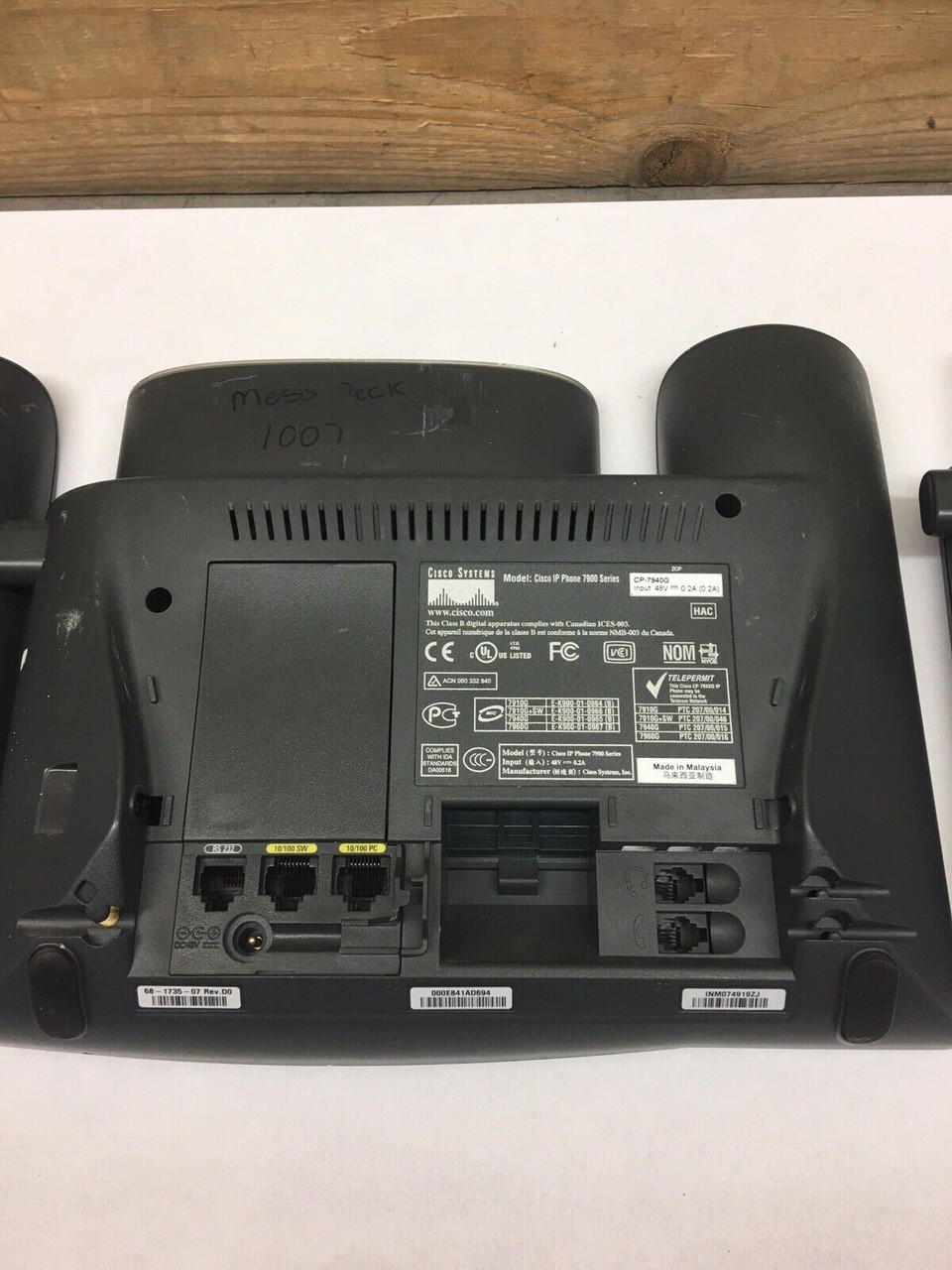 Cisco 7940 IP Phone Lot of 3