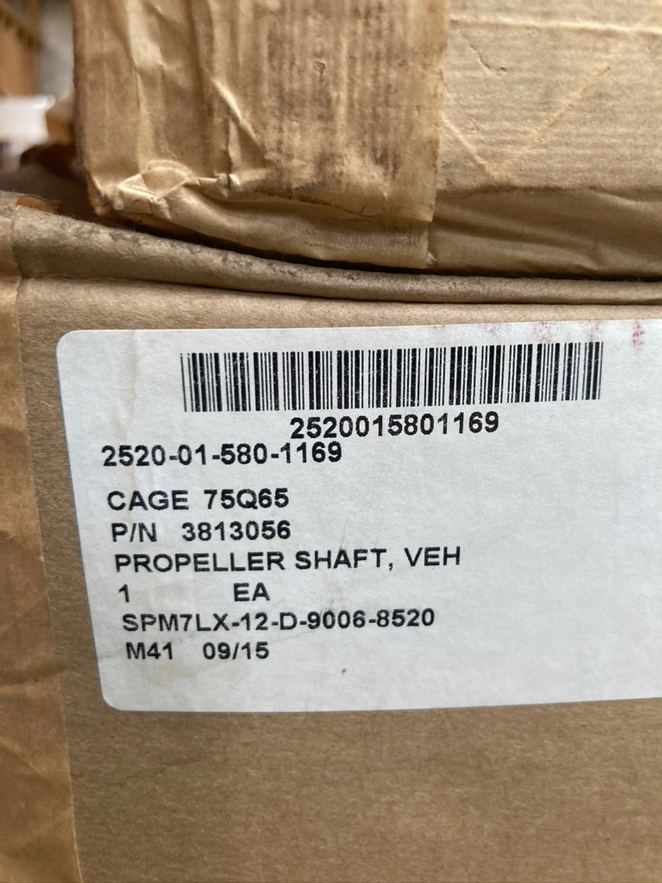 Mrap Vehicular Propeller Shaft 3813056 Oshkosh MTVR
