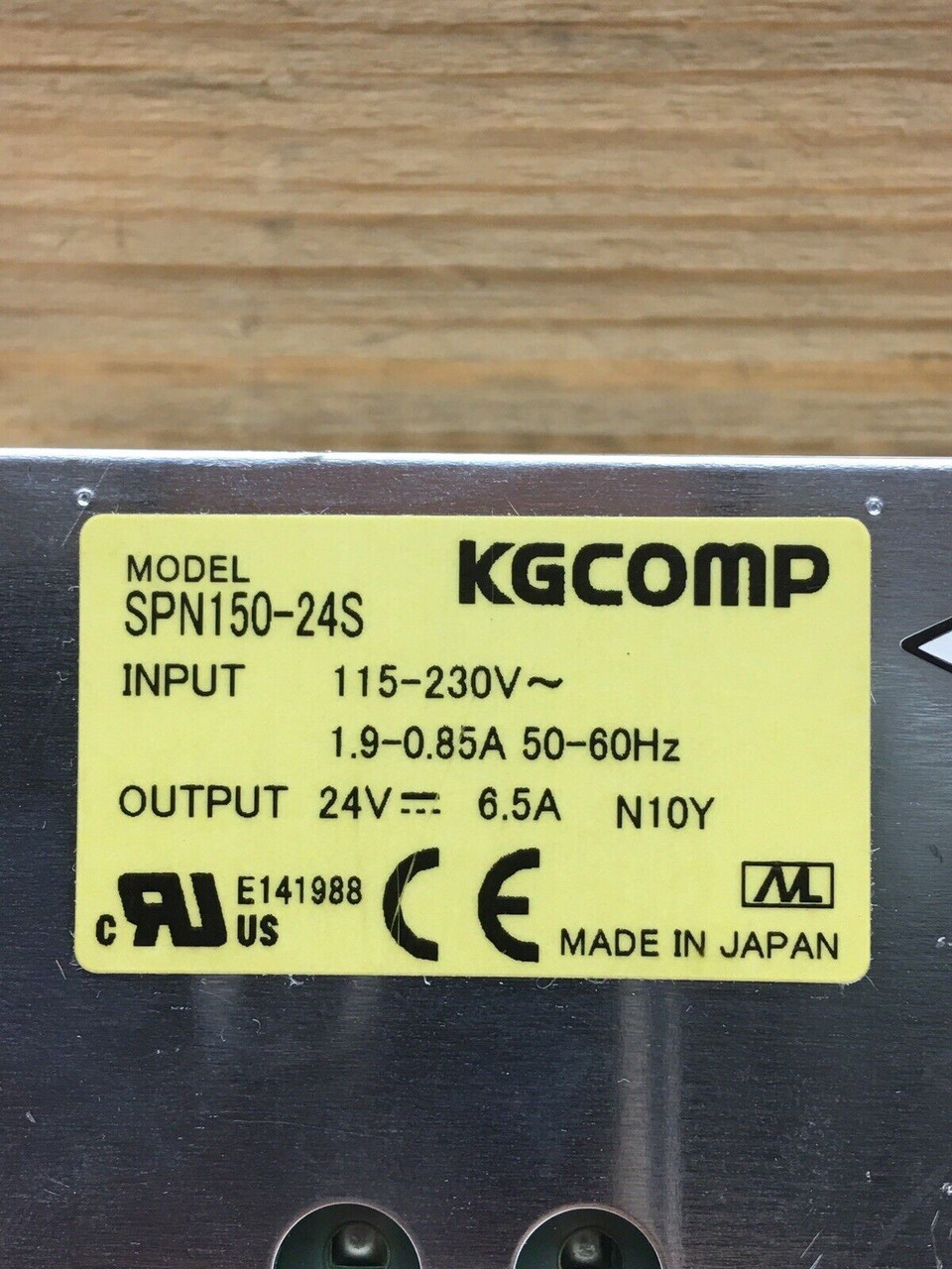 Enclosed AC DC Converter SPN150-24S KGCOMP 1 Output 24V 85 ~ 264 VAC Input