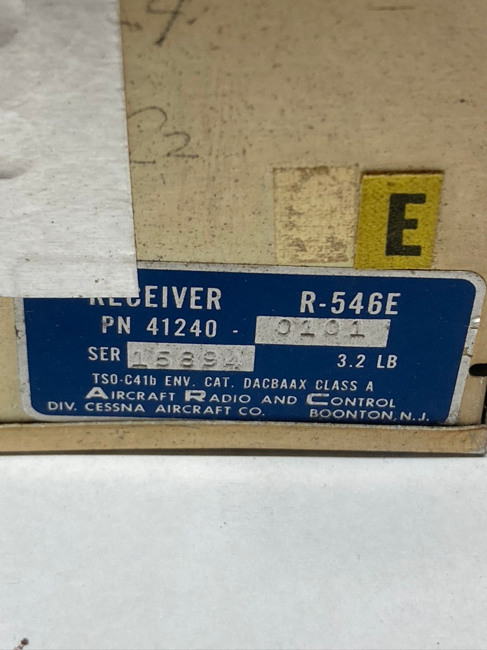 ARC R-546E ADF Receiver 41240-0001 Aircraft Radio and Control