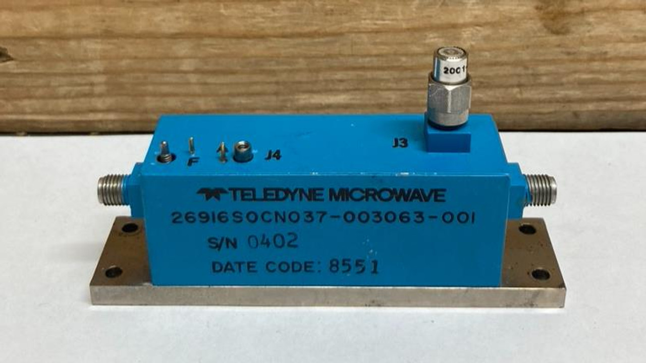 RF Amplifier 37-003063-001 Teledyne Microwave