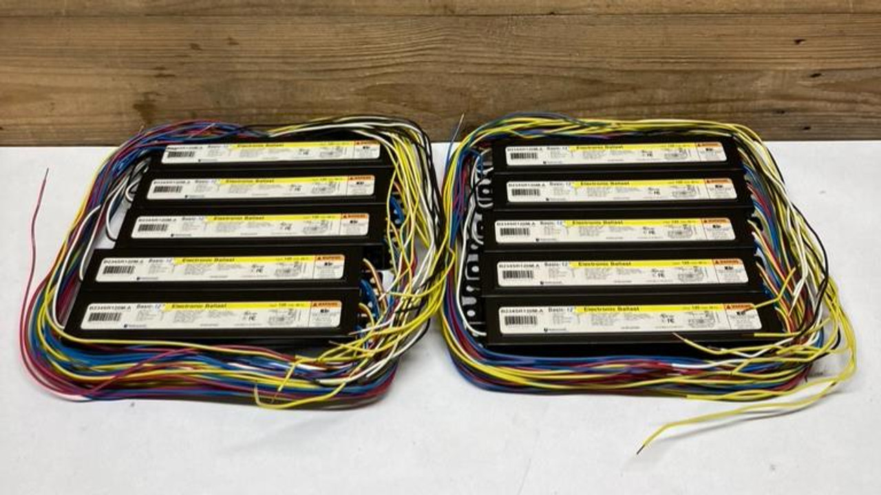 Lot of 10 Basic-12 Electronic Lamp Ballast B234SR120M-A010C Universal Lighting