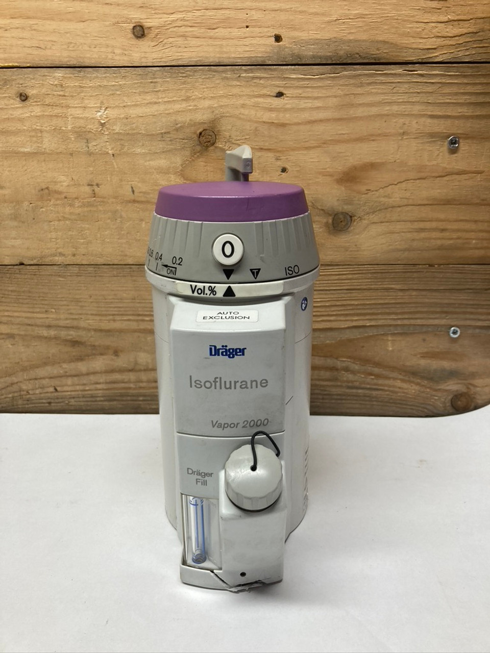 Vapor 2000 Isoflurane Anesthesia Vaporizer M35054-27 Drager