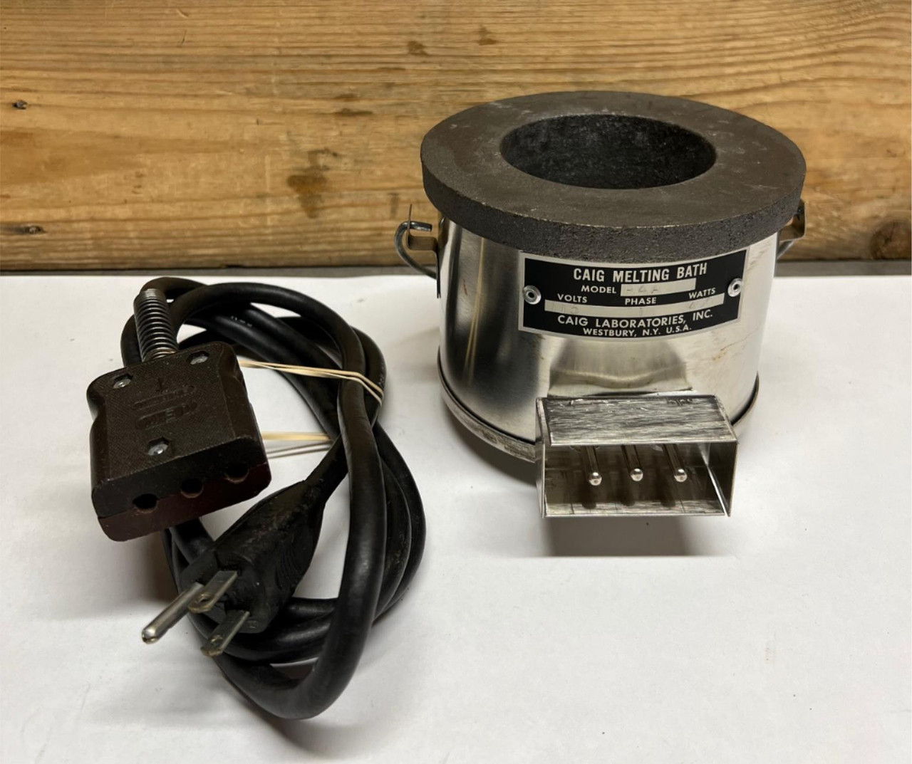 3" Round Solder Pot R4A Waage/Caig 115VAC 1PH 400W