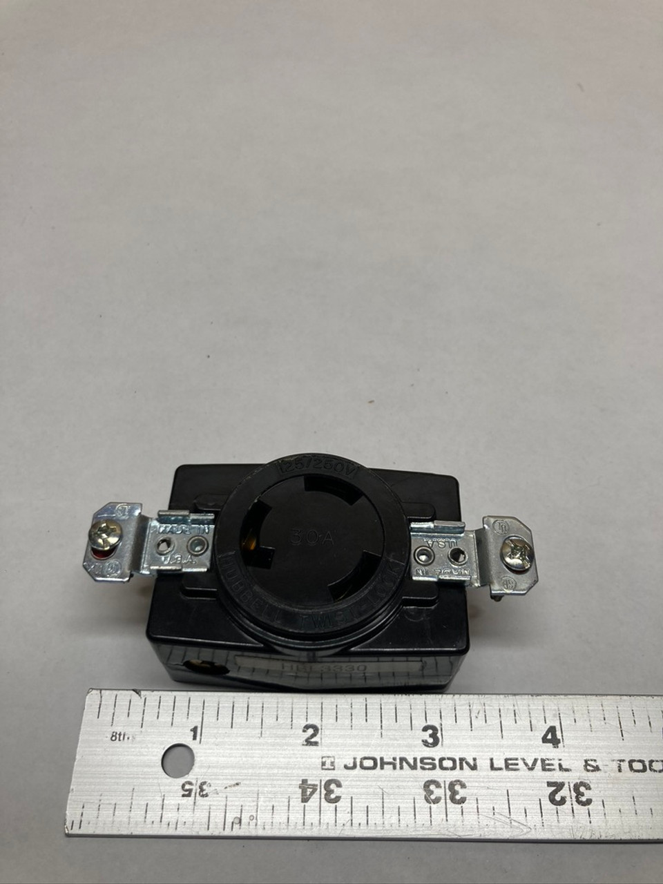 Locking Flush Receptacle HBL3330 Hubbell 30A 125/250V