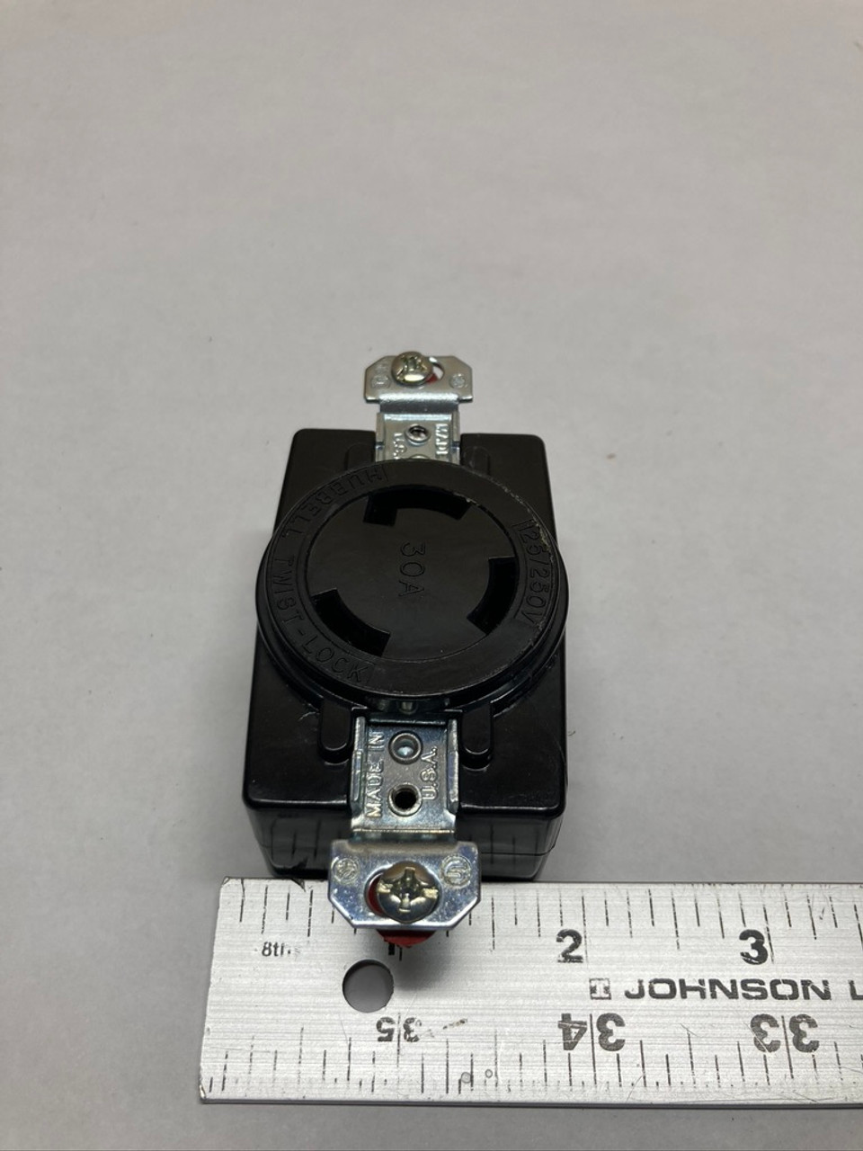 Locking Flush Receptacle HBL3330 Hubbell 30A 125/250V