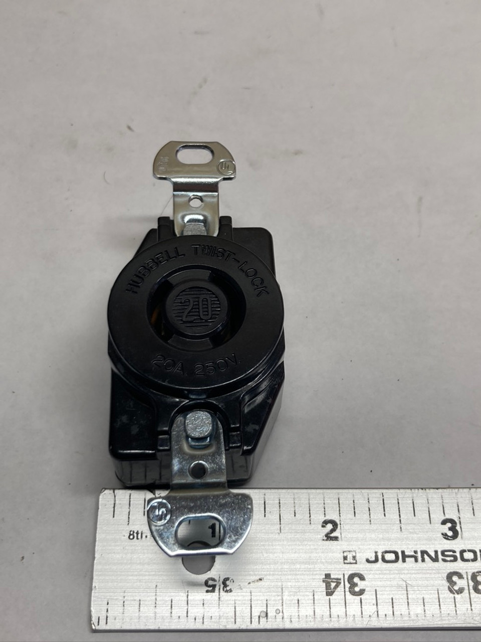 Locking Flush Receptacle HBL7210B Hubbell 20A 250V