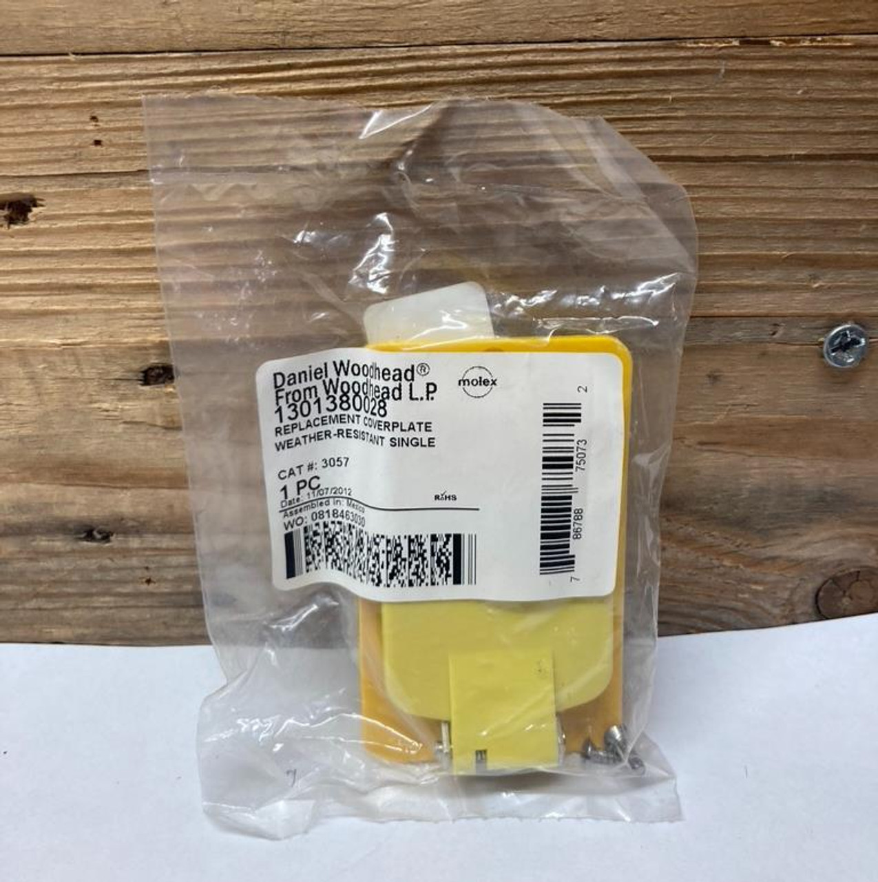 Weatherproof Receptacle Plate 3057 1301380028 Woodhead