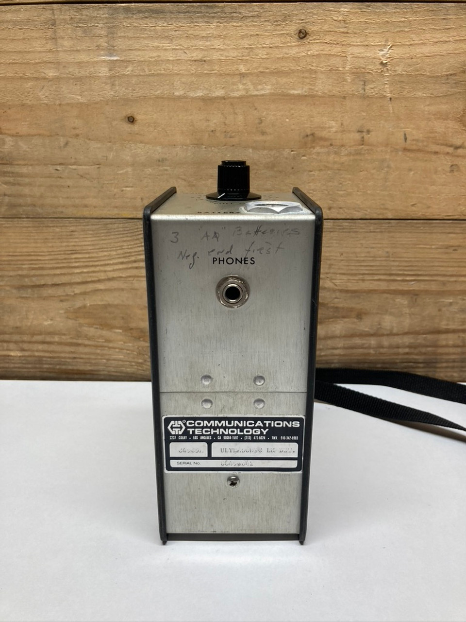 Communications Technology Ultrasonic Translator Detector C-4905A