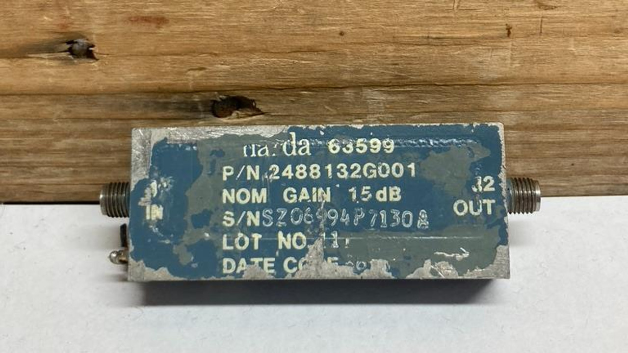 Radio Frequency Amplifier 2488132G001 ITT