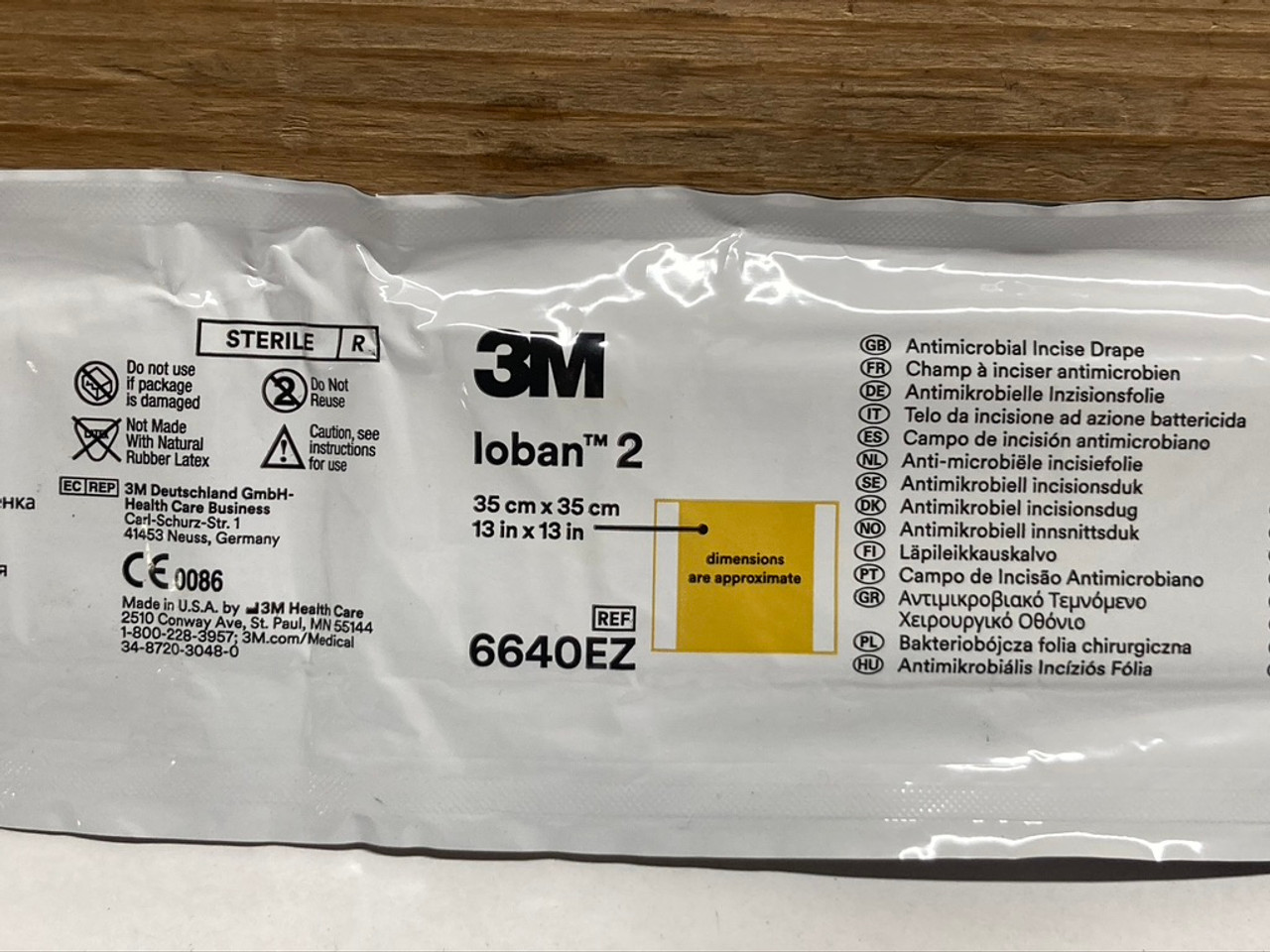 Antimicrobial Incise Drape 6640EZ 3M (13" x13")