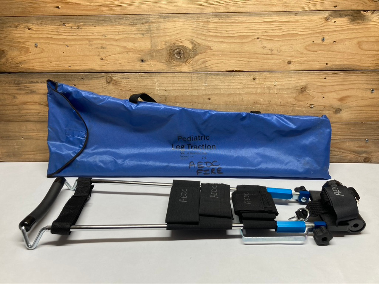Faretec QD-3 Pediatric Traction Ratchet Leg Splint Unit Aluminum