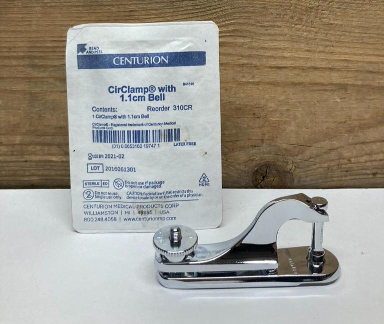 CirClamp with 1.1cm Bell 310CR Centurion Stainless Steel