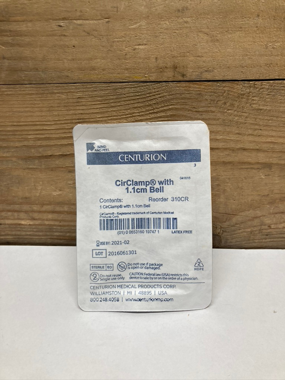 CirClamp with 1.1cm Bell 310CR Centurion Stainless Steel