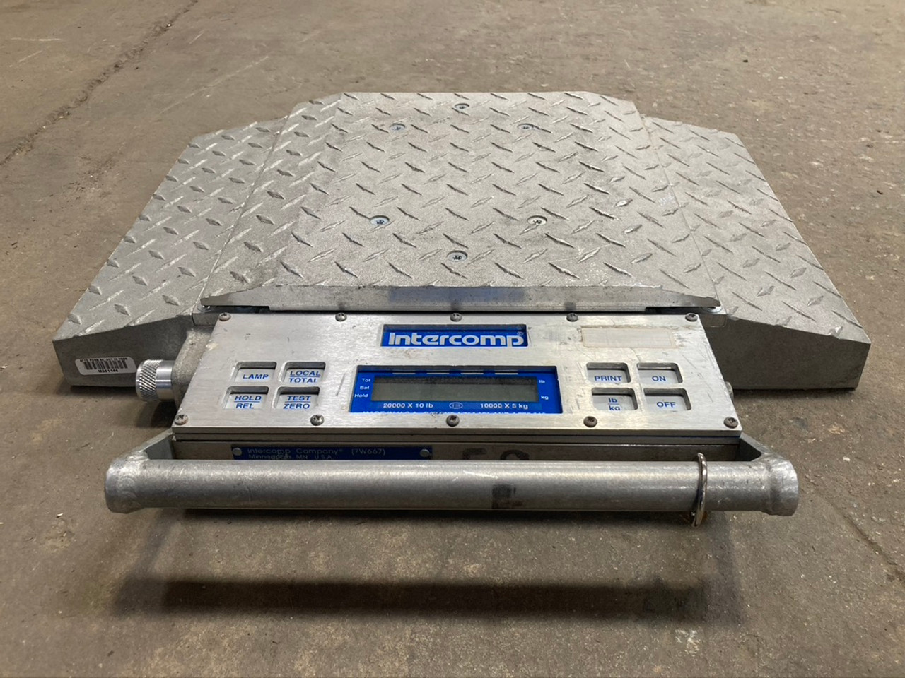 Wireless Solar Wheel Load Scale PT300 100128 Intercomp