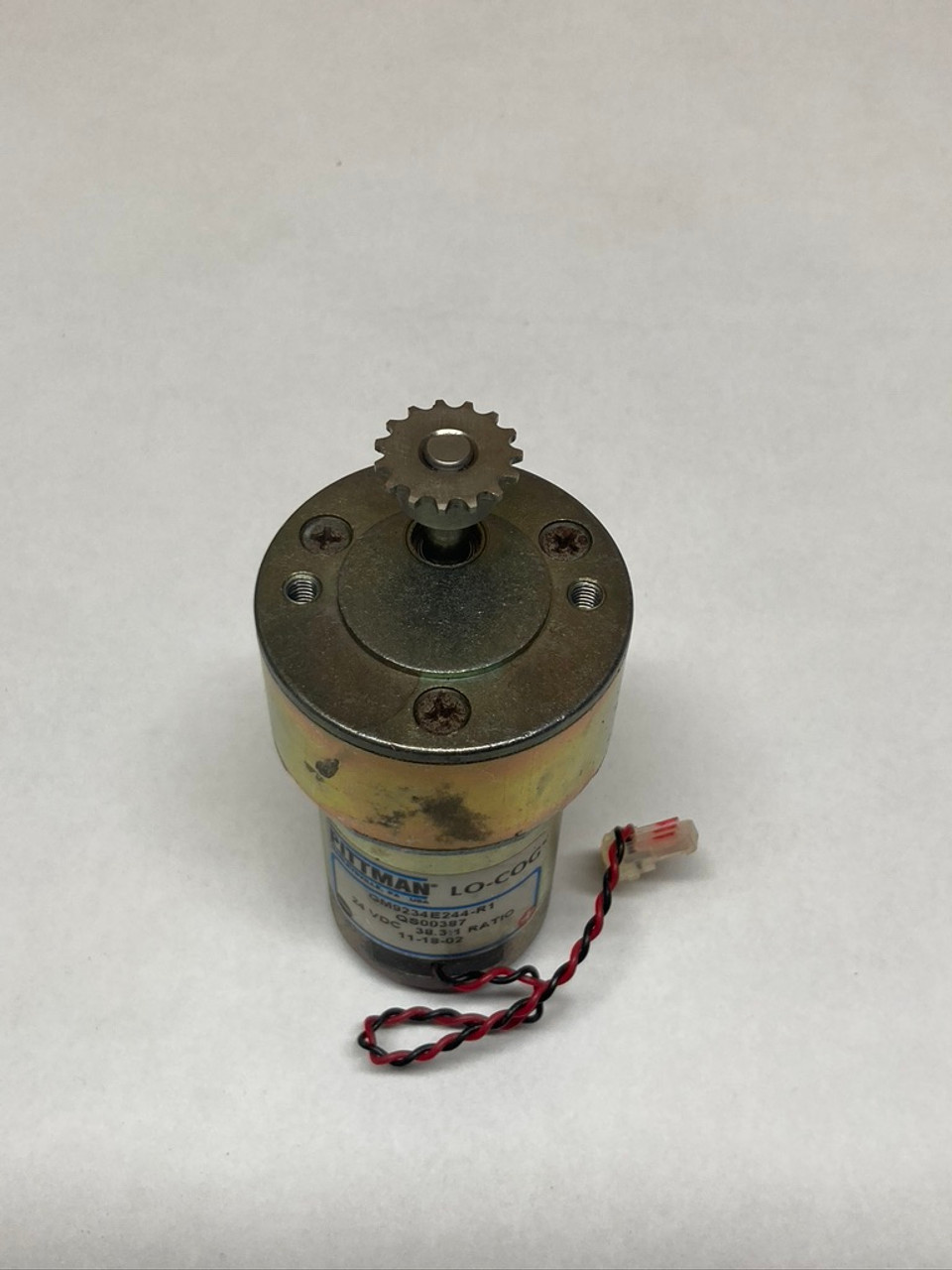 LO-COG Gear Motor GM9234E244-R1 Pittman 24 VDC, 38.3: 1 Ratio