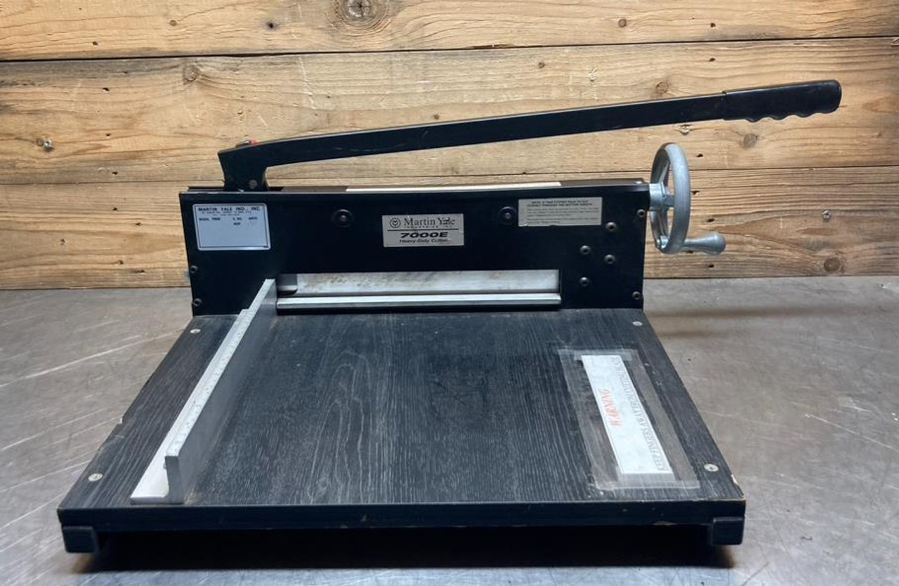 Heavy Duty Tabletop Paper Cutter 7000E Martin Yale