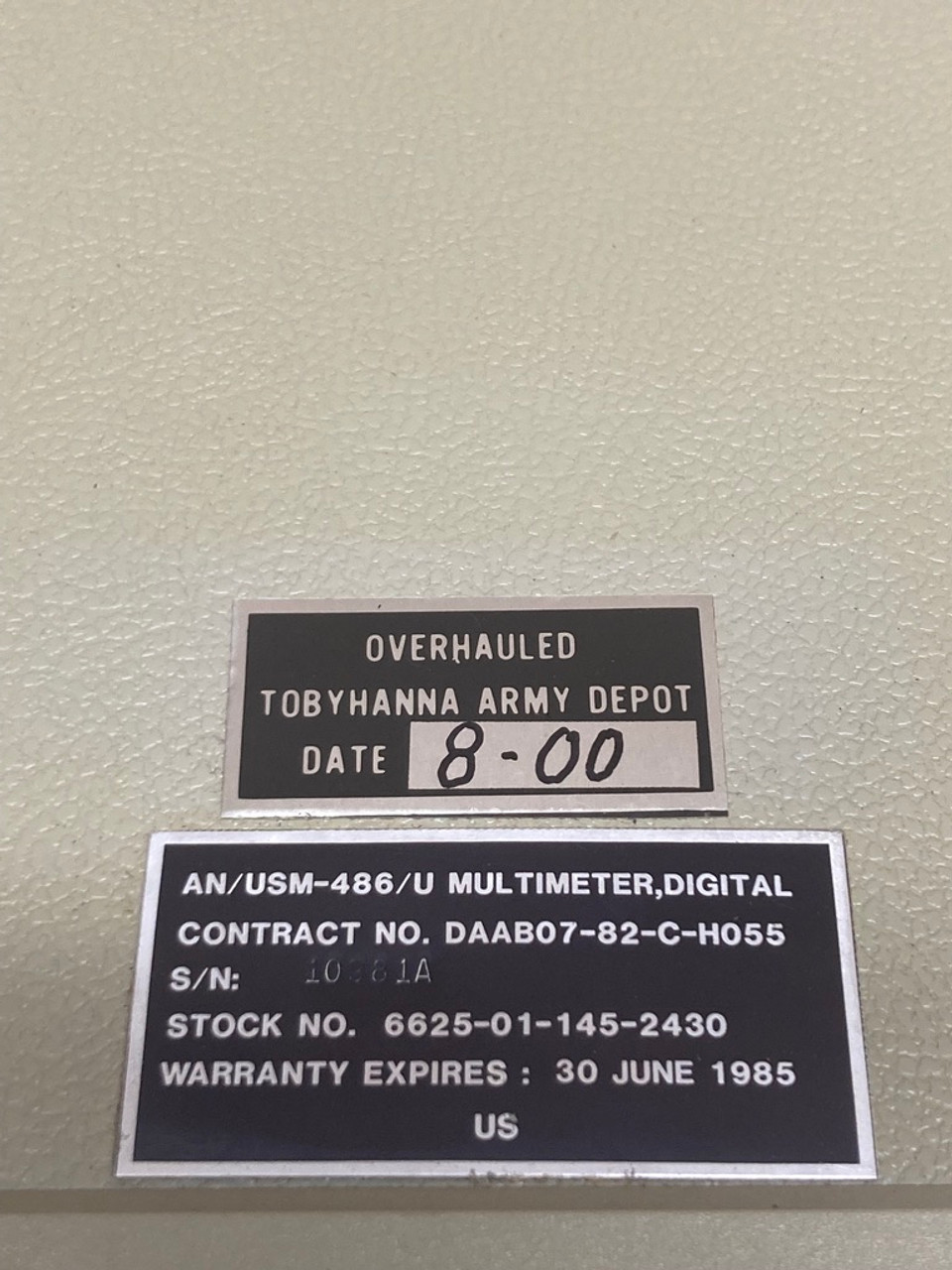 Digital Multimeter 8050A Fluke