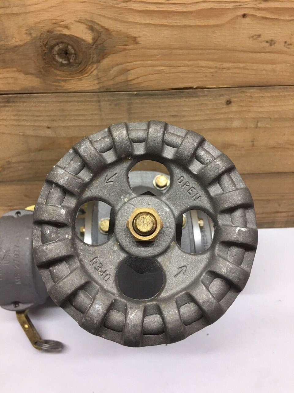 4" Gate Valve 5-14-676-B Camlock Quick Connect Pride Cast Aluminum USA