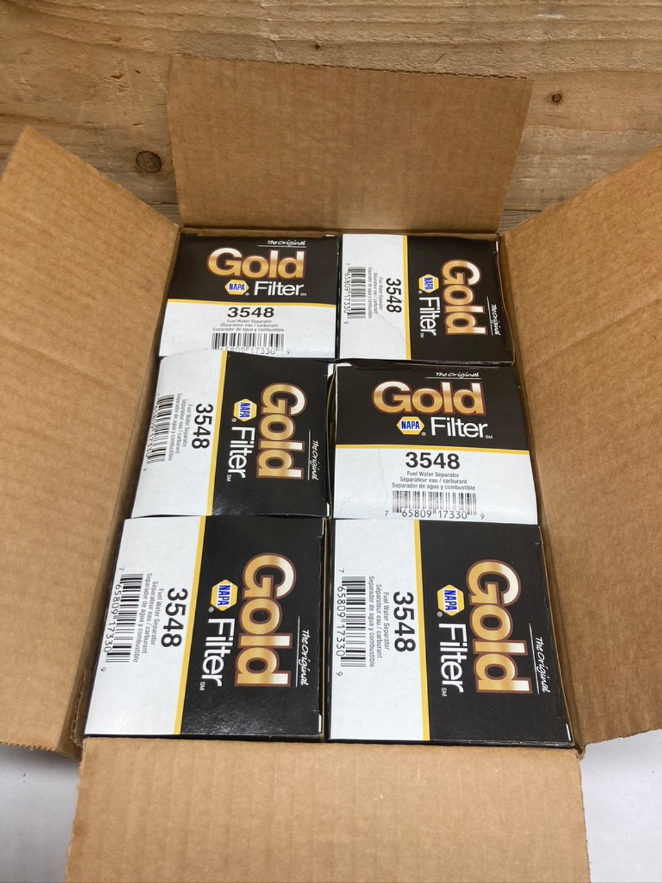 Napa Gold 3548 Fuel Water Separator Filter Lot of 6