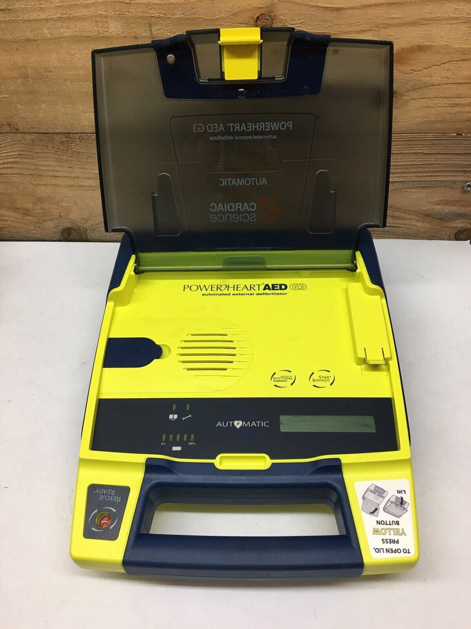 PowerHeart AED G3 Defibrillator Cardiac Science With Black Case