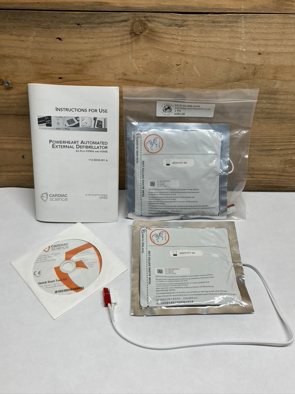 PowerHeart AED G3 Defibrillator Cardiac Science With Black Case