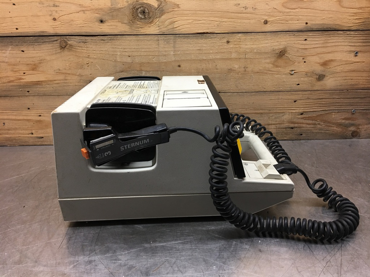 Hewlett Packard CodeMaster XL M1722A DEFIB W/ Hard Paddles HP TRAINING PARTS