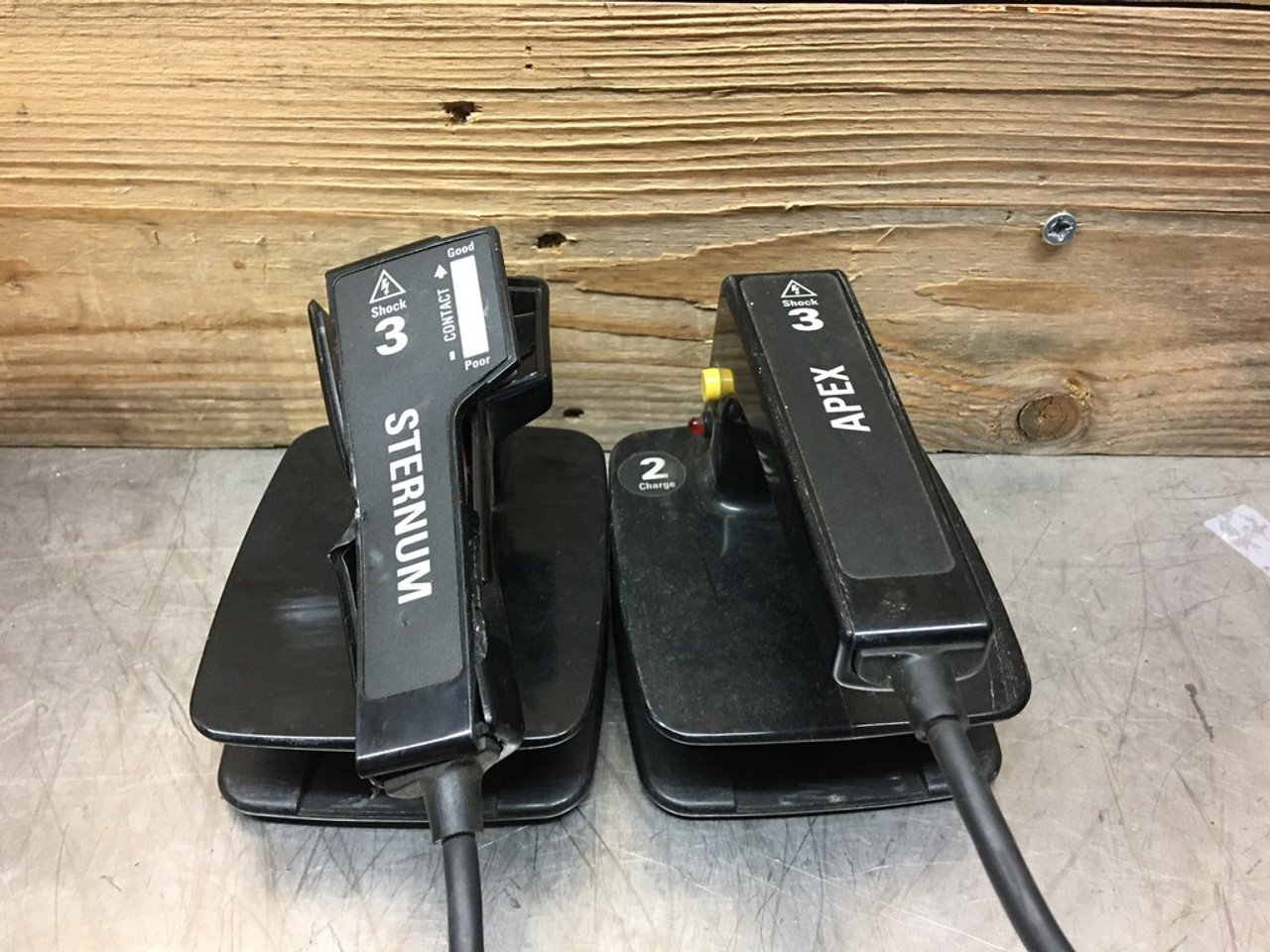 Hewlett Packard CodeMaster XL M1722A DEFIB W/ Hard Paddles HP TRAINING PARTS