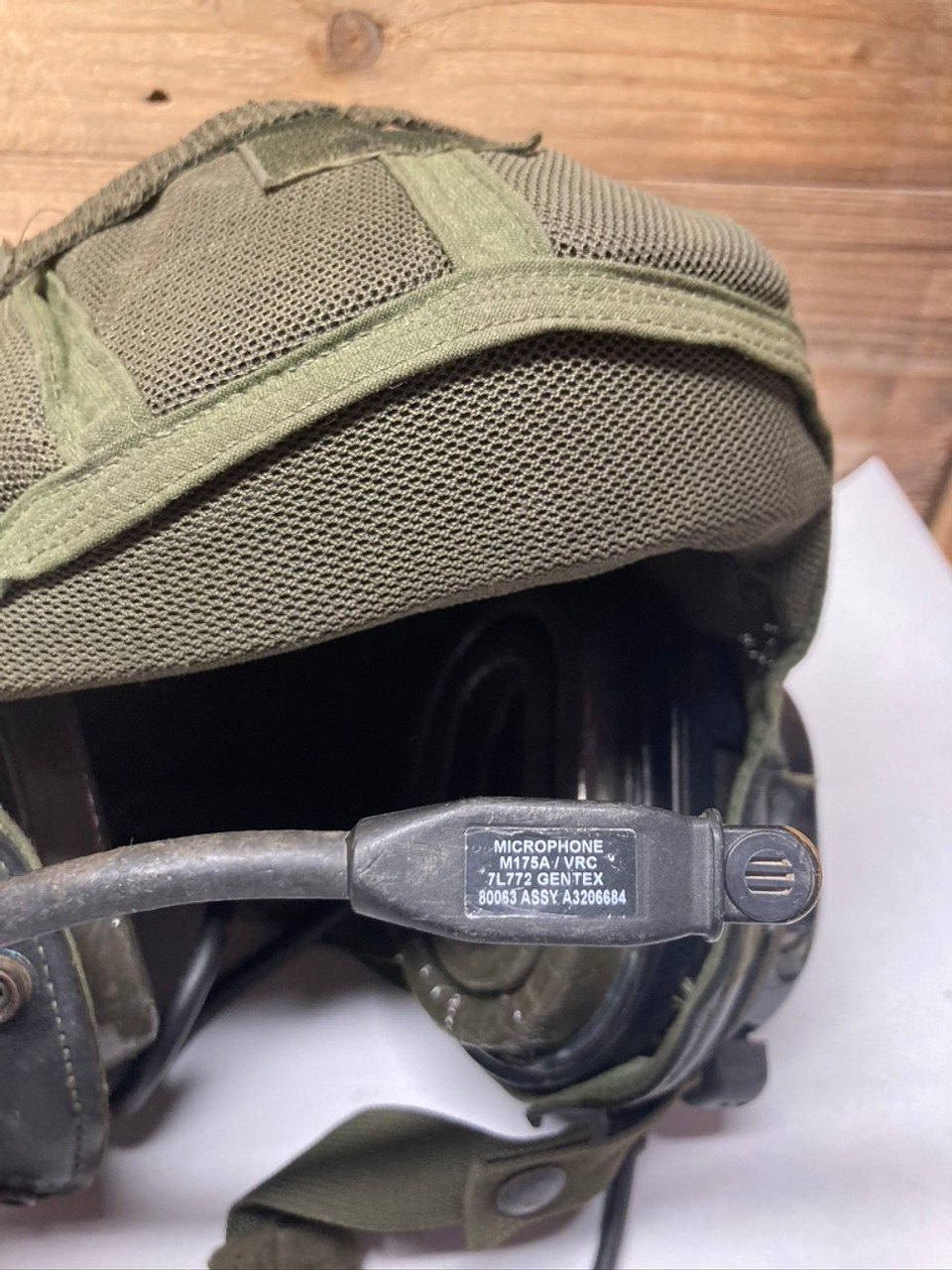 Combat Vehicle Crewman Helmet Liner Headset A3206617-2 Bose/Gentex Medium