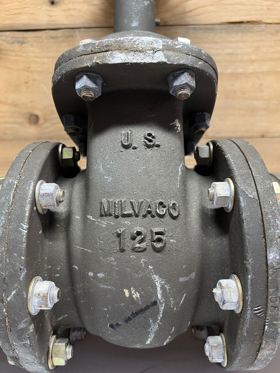 4" Gate Valve with Cam-Lock Couplings 2093-N Milwaukee Valve