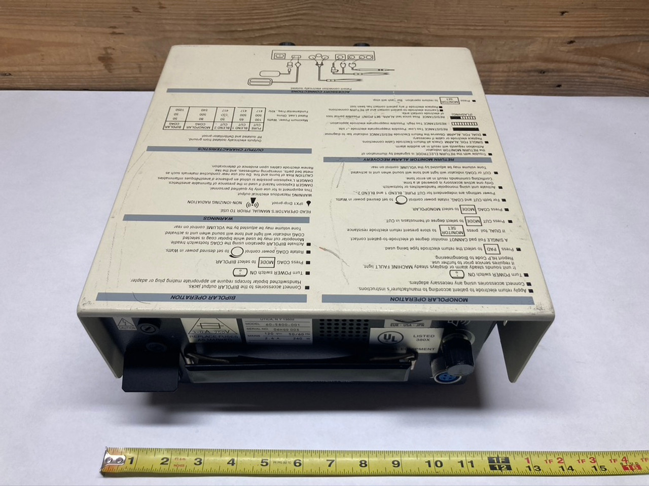 Sabre 180 Electrosurgical Unit 60-5800-001 Conmed