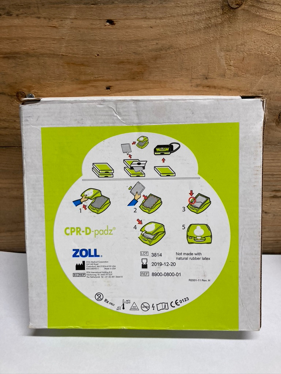CPR-D-Padz Defibrillation and CPR Electrode 8900-0800-01 Zoll