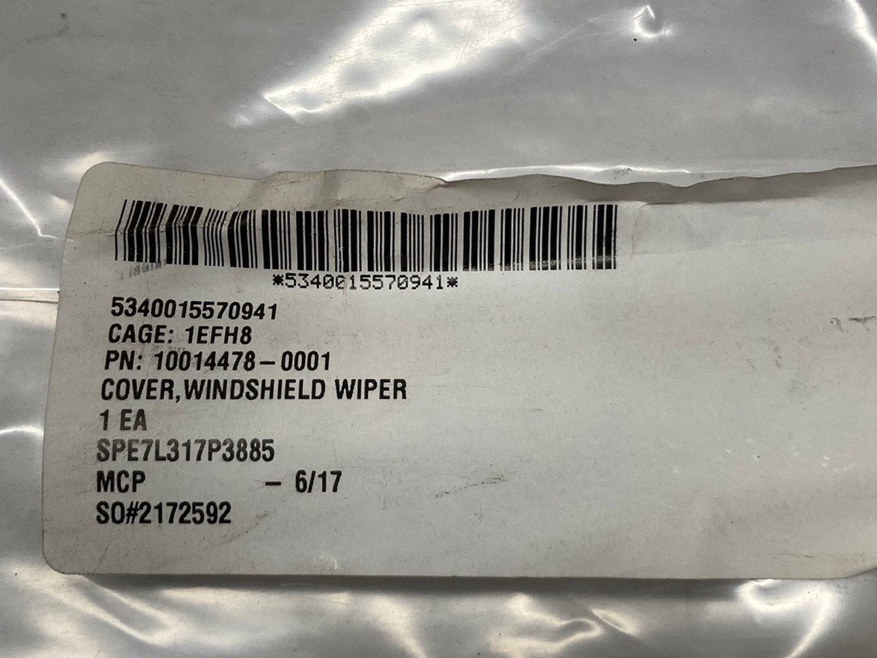 Windshield Wiper Cover 10014478-0001 Force Protection