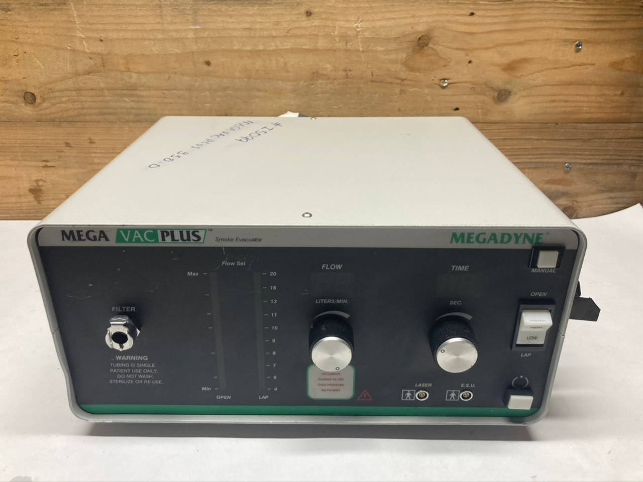 Mega Vac Plus Smoke Evacuator 350-D Megadyne
