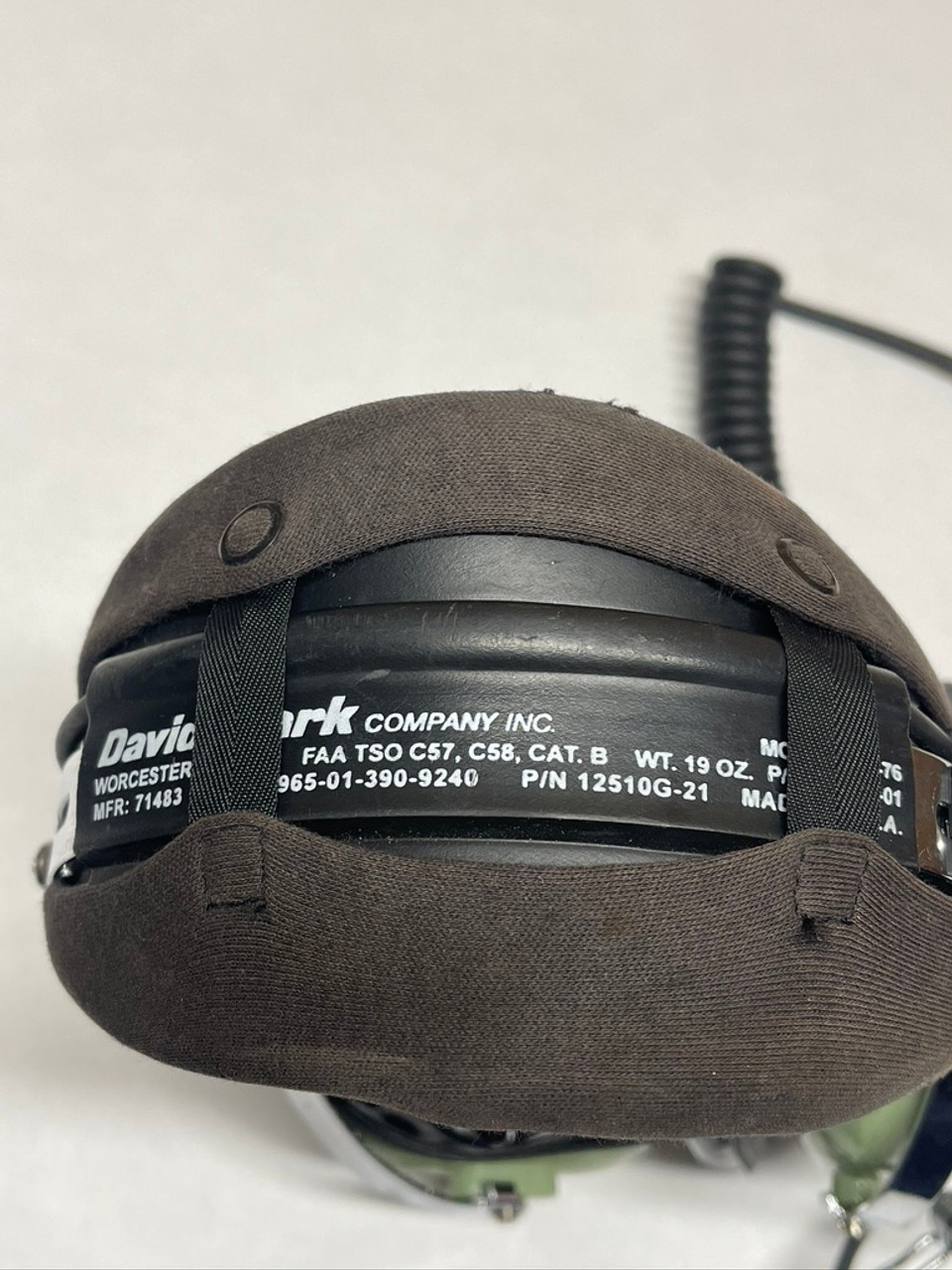 David Clark H10-76 Head-Set Military Aviation 5965-01-390-9240