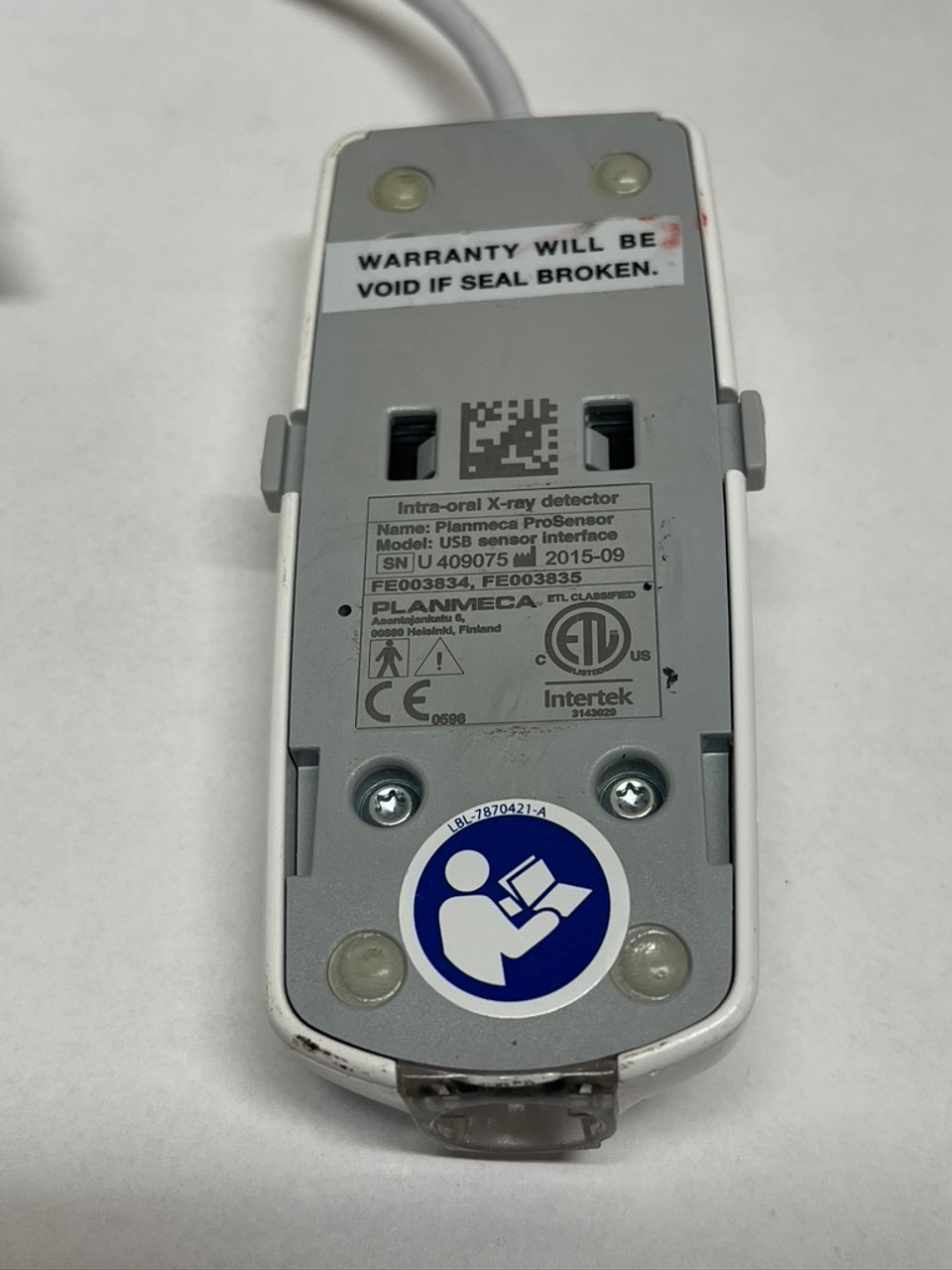 Planmeca ProSensor USB Sensor Interface Intra-Oral X-Ray Detector