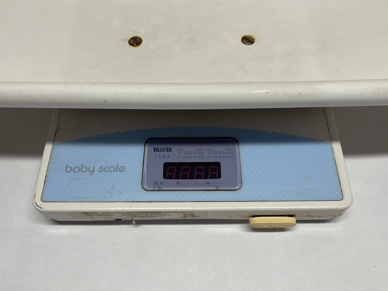 Baby Scale 1584 Tanita 44 lb Capacity