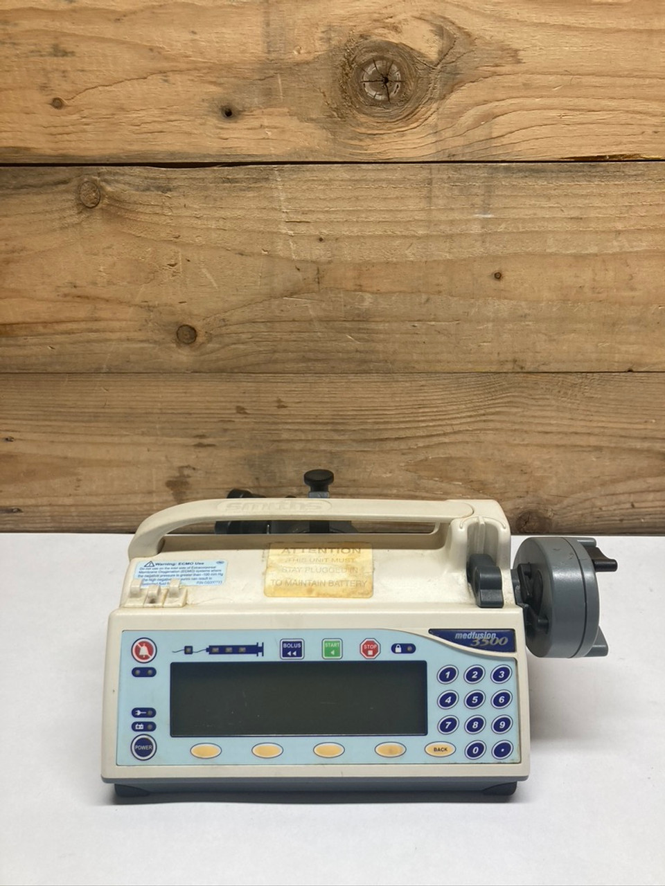 Smiths Medical Medfusion 3500 Syringe Pump