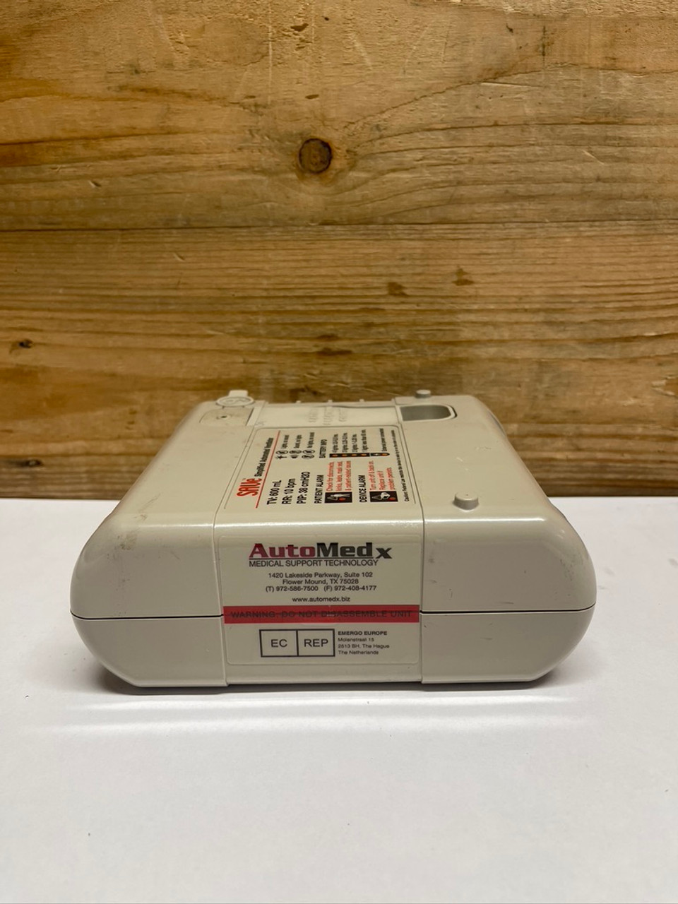 SAVe Simplified Automated Ventilator Model 600x10 AutoMedx SN:4541-3