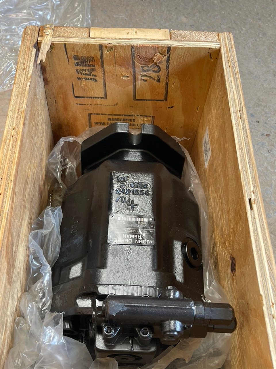Hydraulic Axial Piston Pump PG200238 Deere & Co Reman Replacement PN AT311182