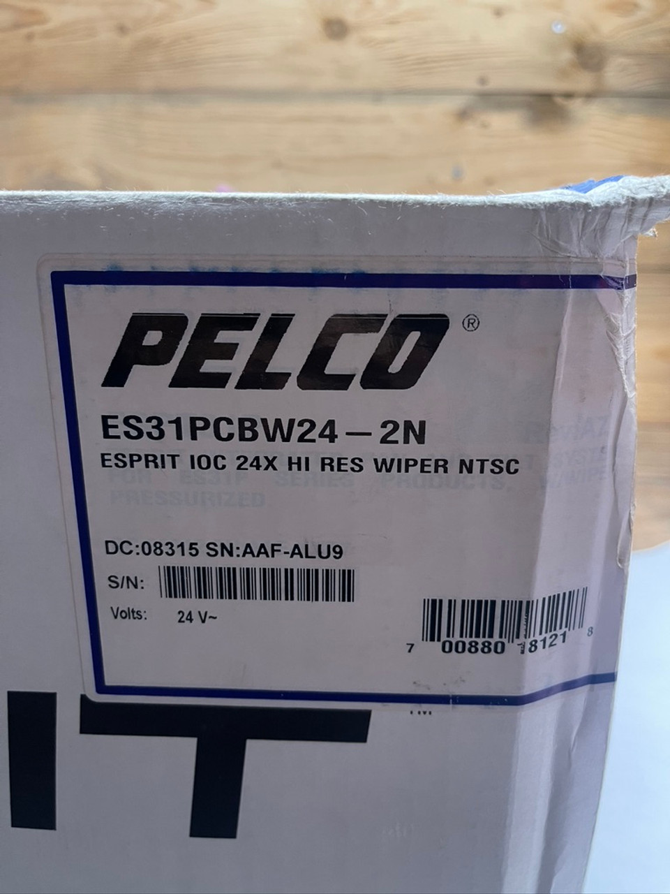 Esprit PTZ CCTV Camera with Pressurized IOP and Wiper ES31PCBW24-2N Pelco