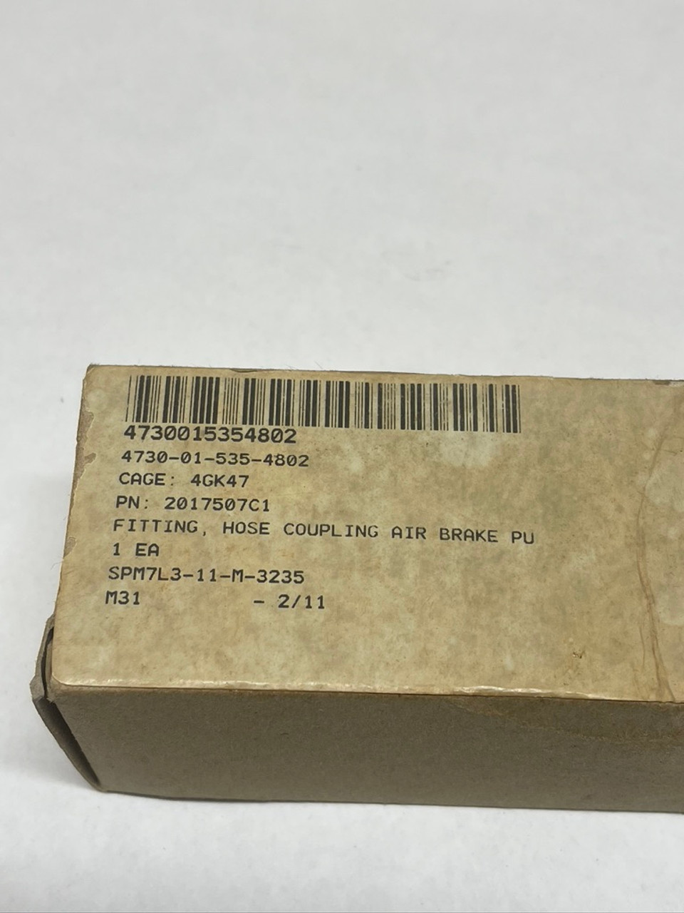 Hose Coupling Air Brake Push To Connect Fitting 2017507C1
