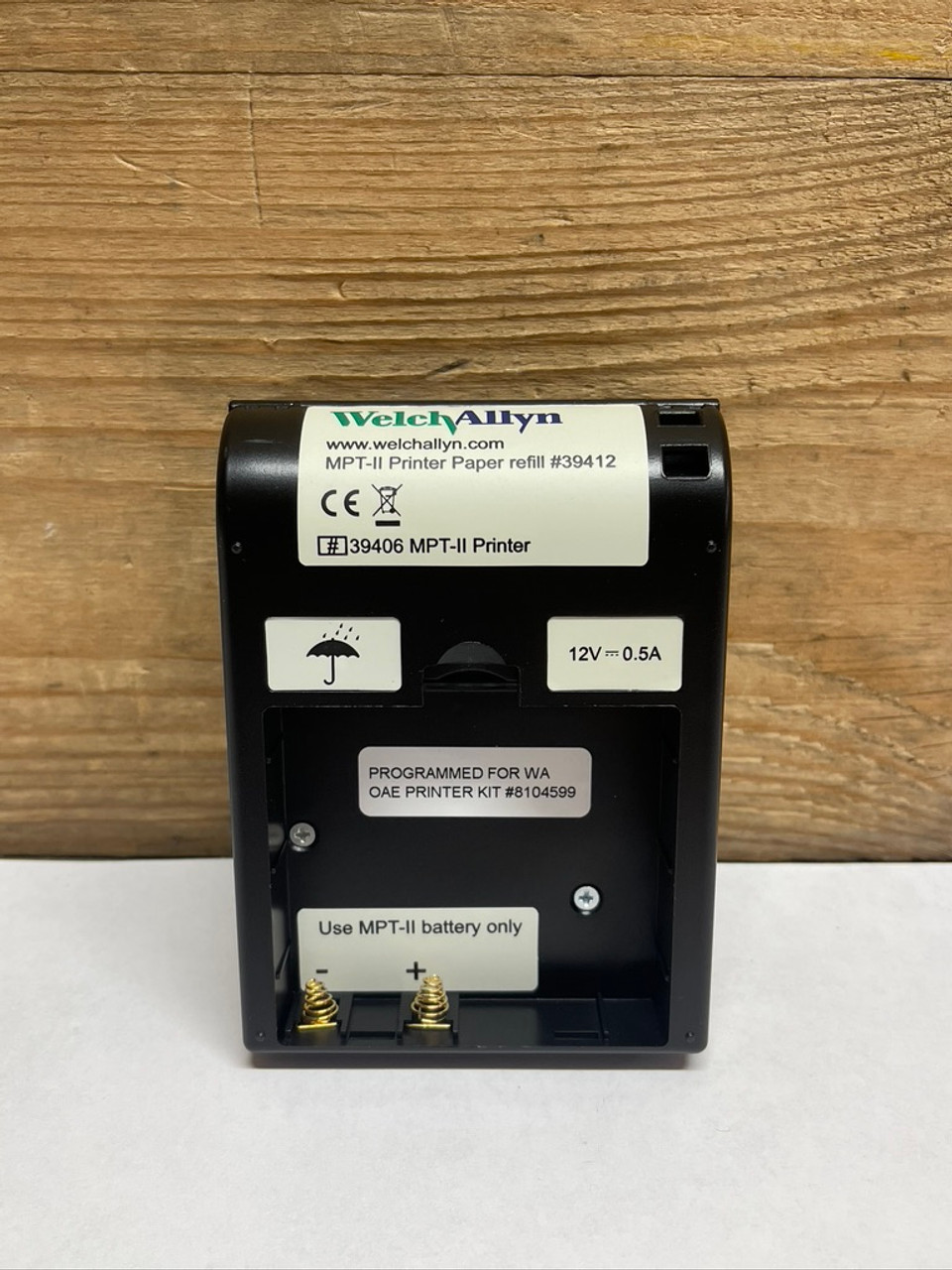 Welch Allyn MPT-II Thermal Printer Set 39410
