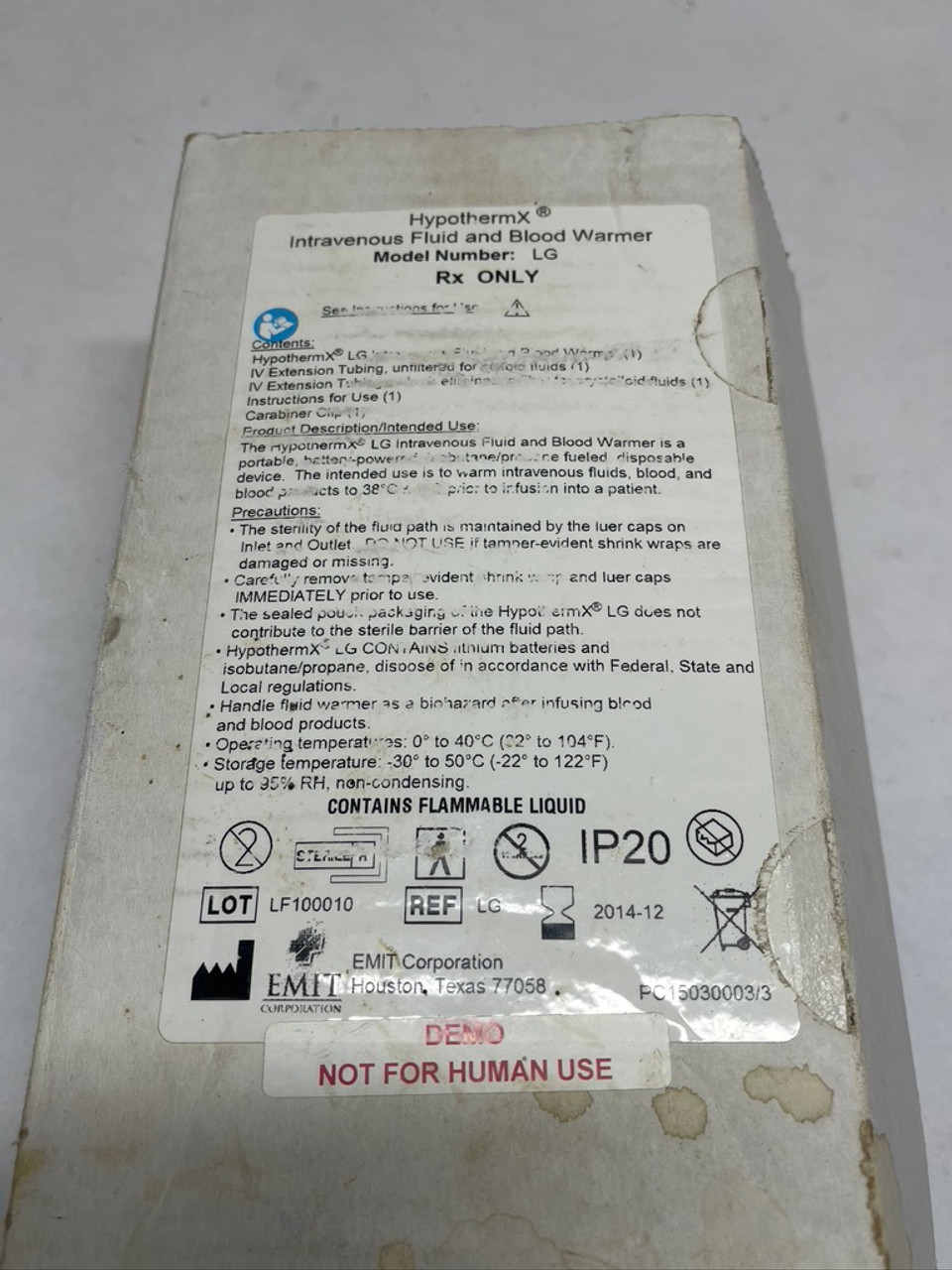 HypothermX LG Intravenous Fluid and Blood Warmer