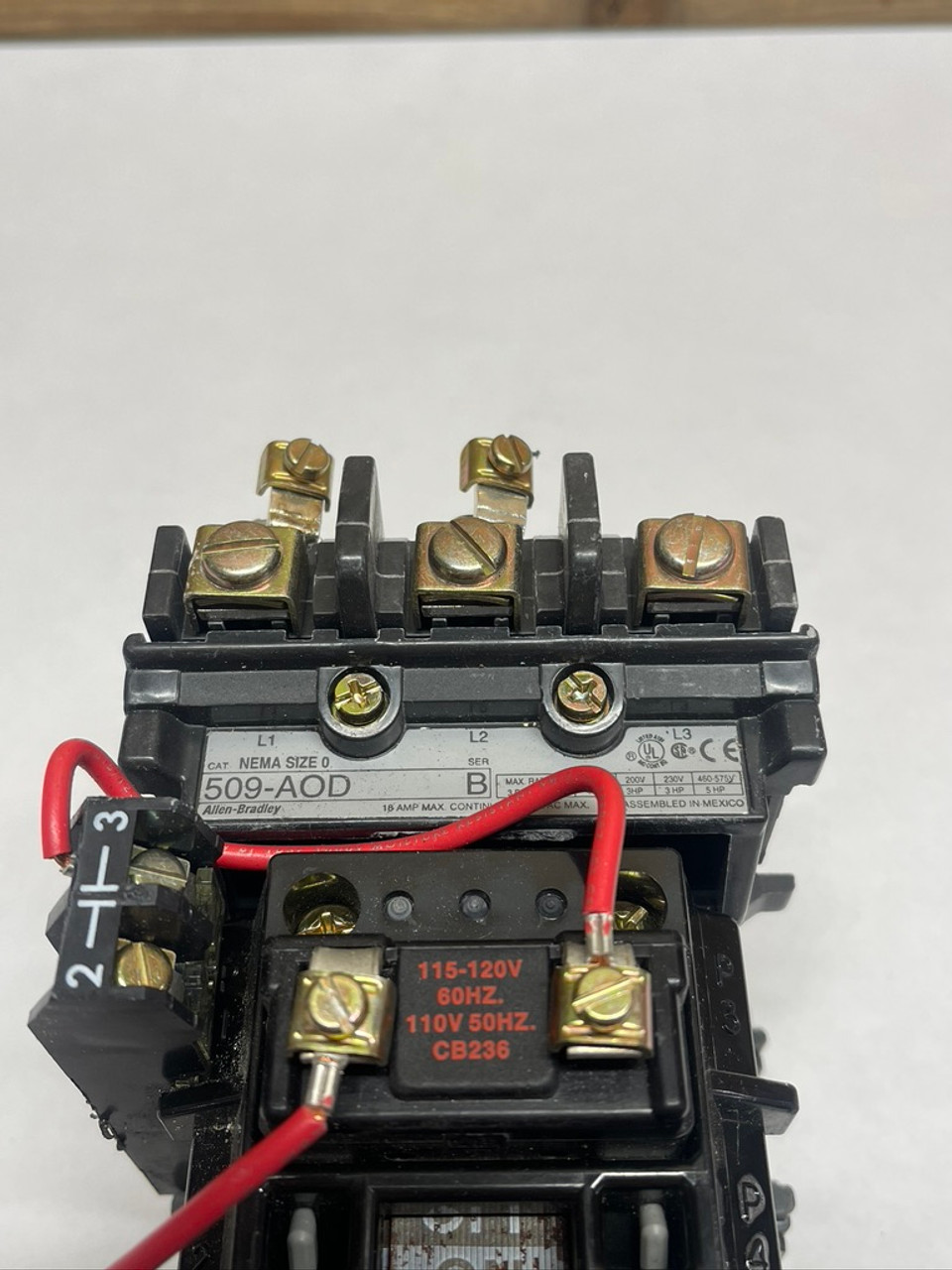 Nema Full Voltage Non-Reversing Motor Starter 509-AOD Allen-Bradley